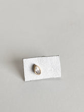 Load image into Gallery viewer, White Topaz Pear Stud (14k Single)
