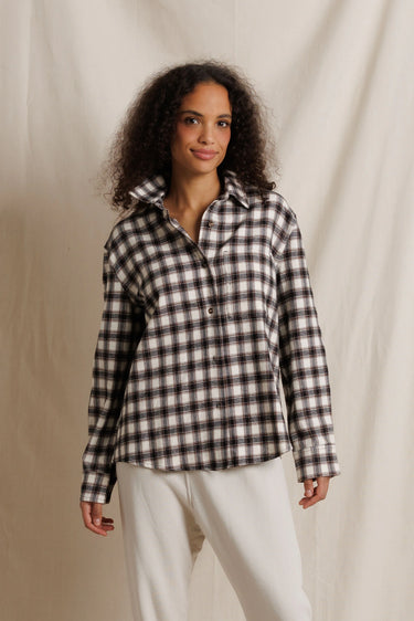Teresa Flannel Tobacco Plaid