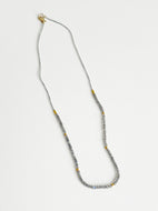 Clear Seed Labradorite Necklace