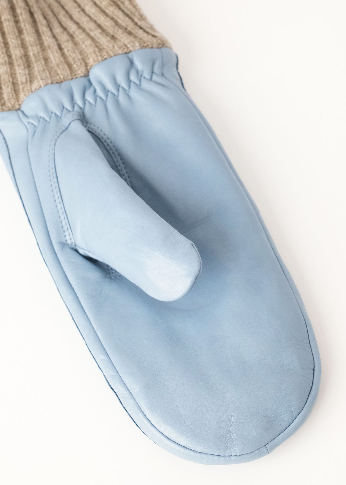 Tina Soft Leather Mittens