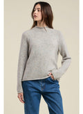 Joelle Tweed Pullover  Oatmeal