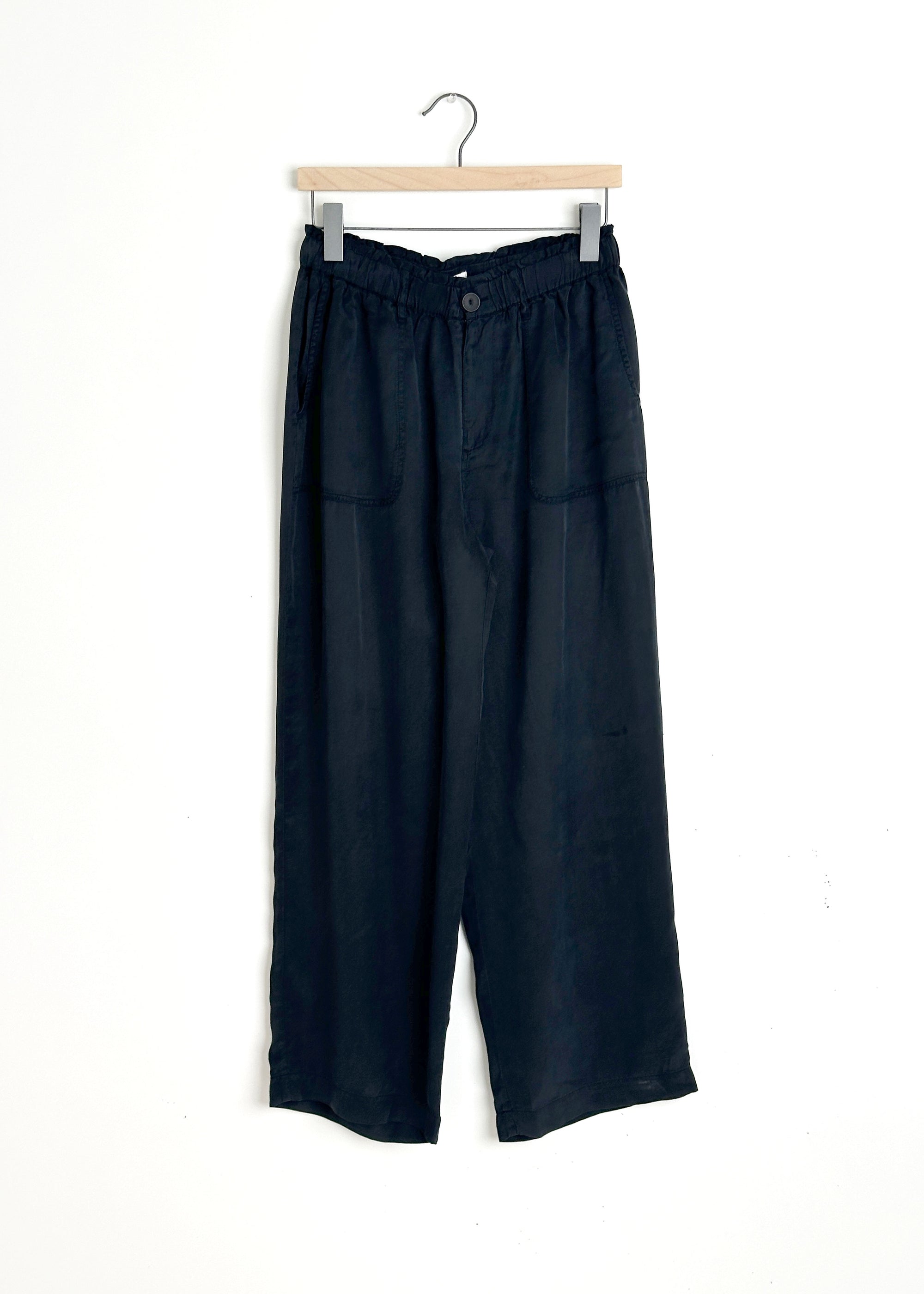 Utility Pocket Ankle Pant - Vintage Black