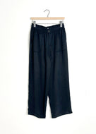 Utility Pocket Ankle Pant - Vintage Black