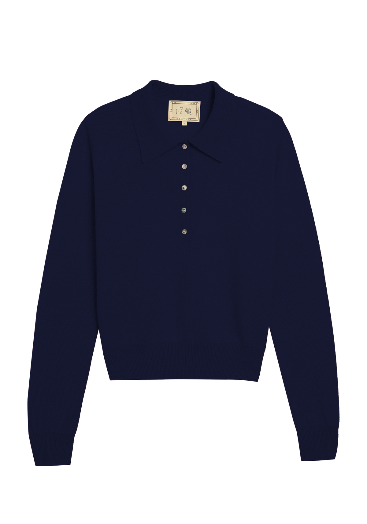 Vera Polo Sweater Navy