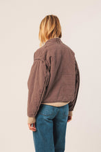 Load image into Gallery viewer, Quilted Kimono Jacket - Tobaco
