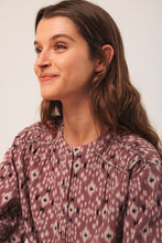Load image into Gallery viewer, Smock-Detail Blouse - Malva
