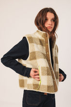 Load image into Gallery viewer, Teddy Plaid Vest - Olivia
