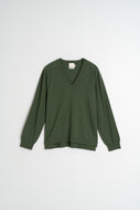 Basic Cotton Sweater - Verde