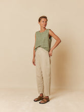 Load image into Gallery viewer, Cotton-linen Crop Top
