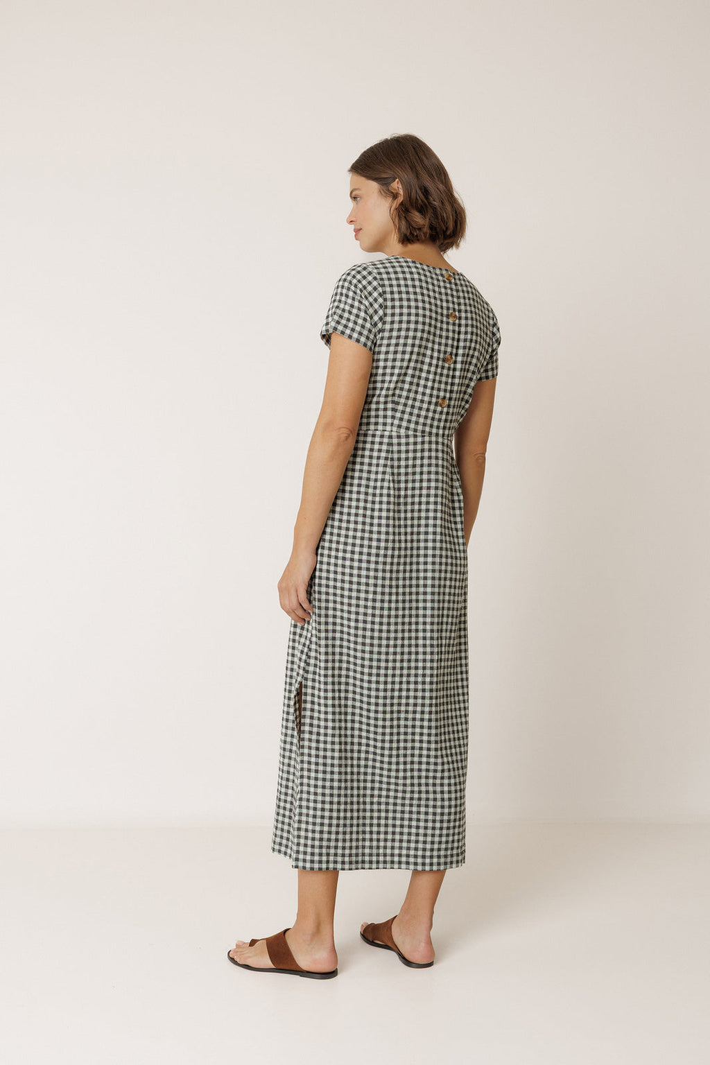 Gingham Dress - Mint