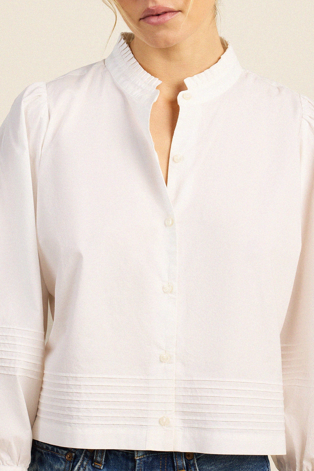 Bria Boxy Shirt White