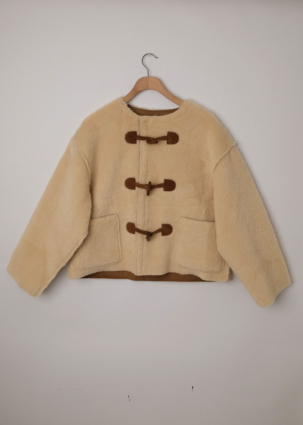 Woodside Toggle Coat Cream