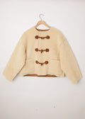Woodside Toggle Coat Cream