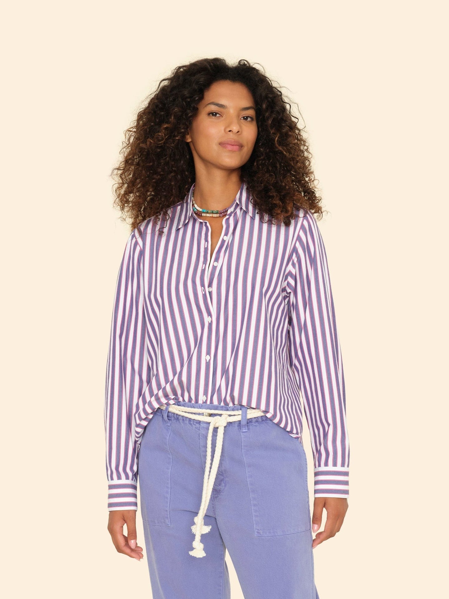Beau Shirt Blue Rose