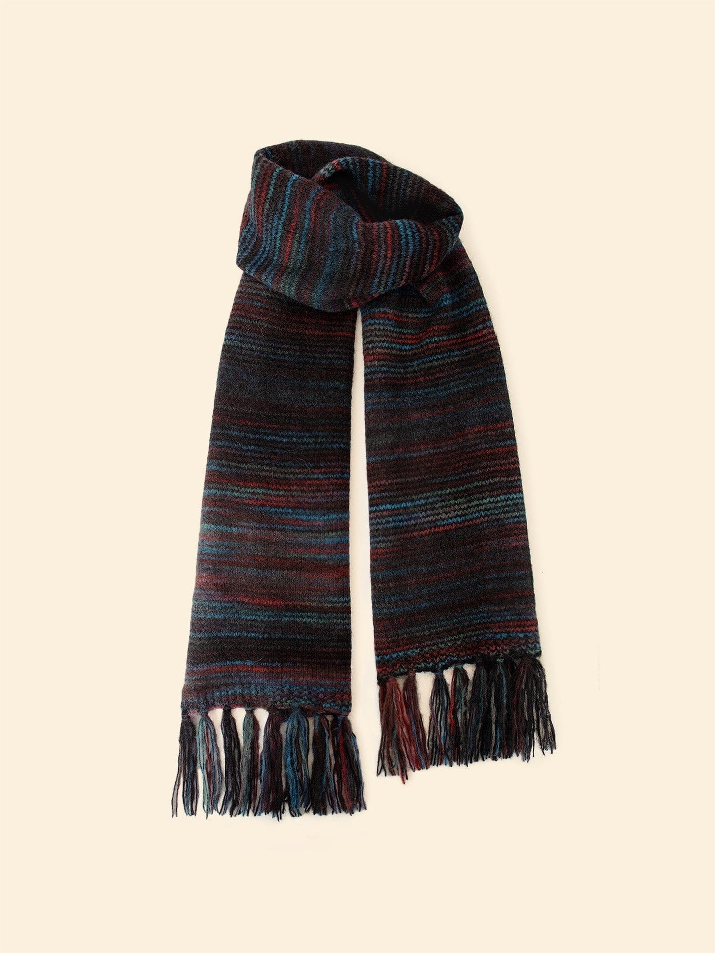 Fonda Scarf - Black Ombre