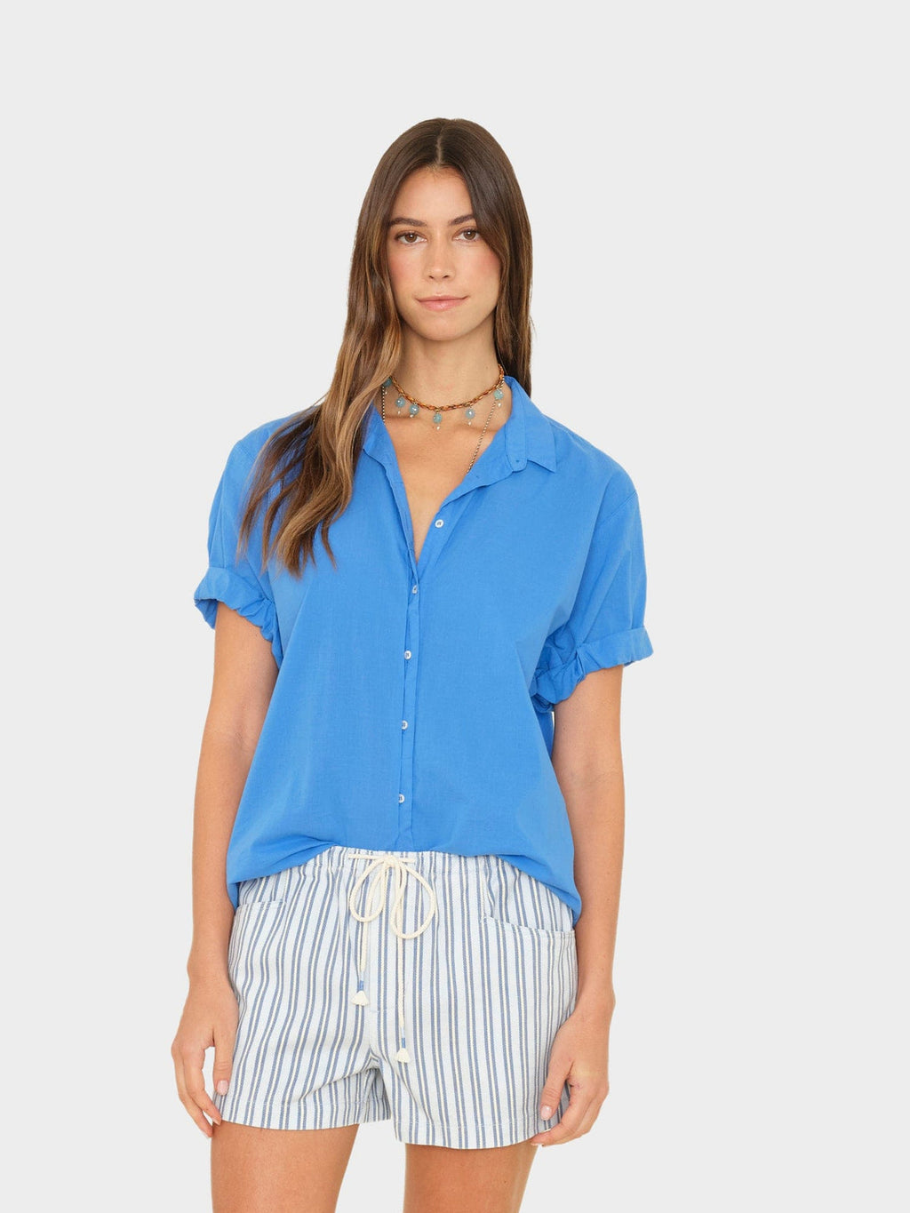 Channing Shirt Capri Blue