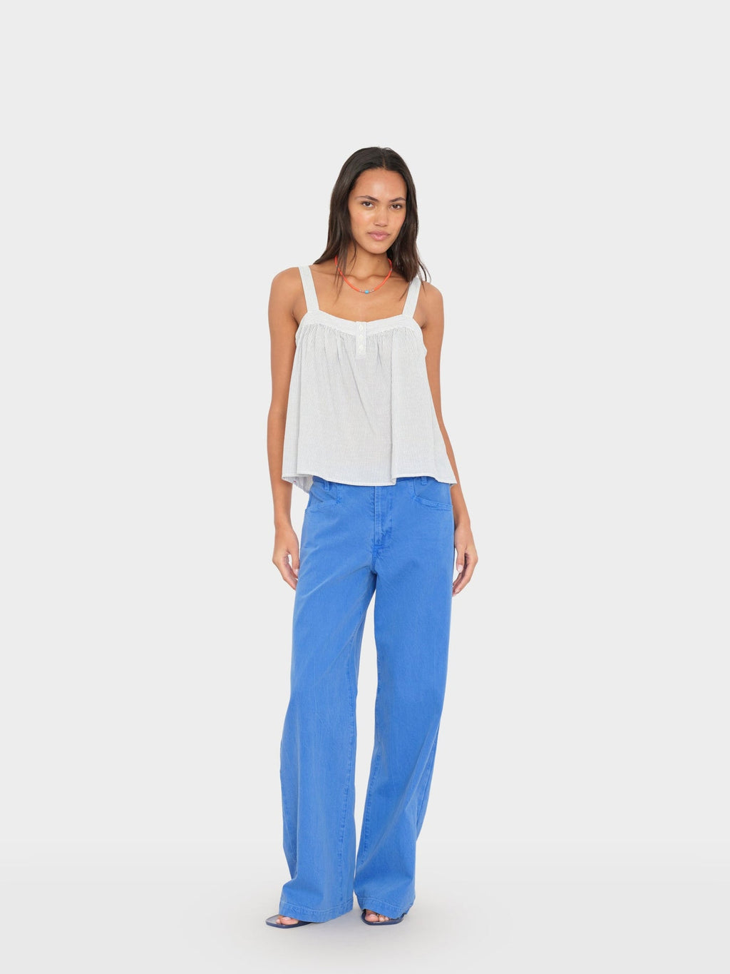 Washed Cobalt Nixon Denim Pant