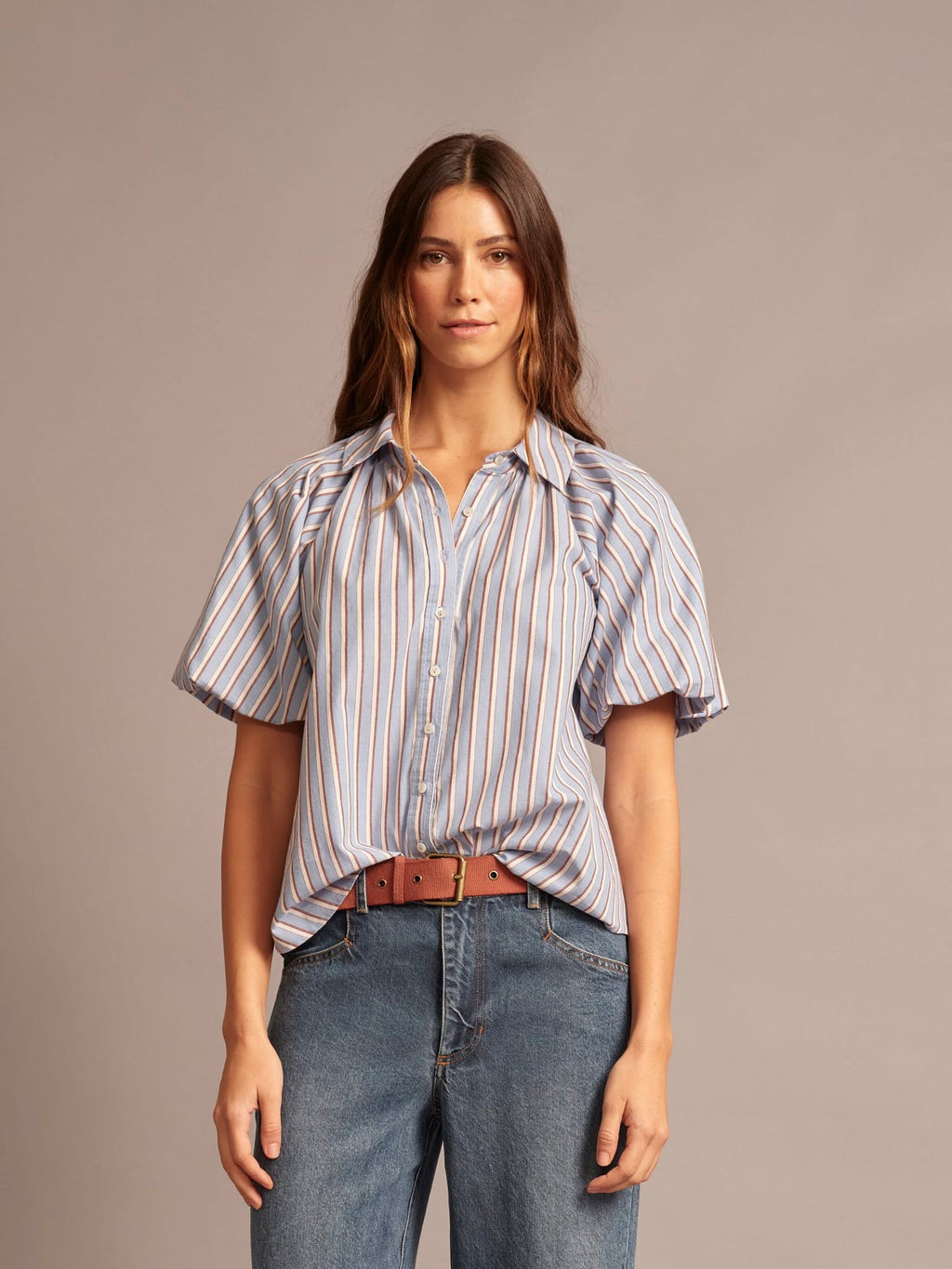 Lyla Shirt Blue Cedar