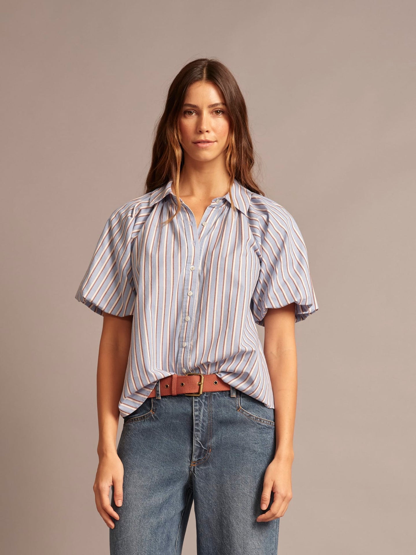 Lyla Shirt Blue Cedar