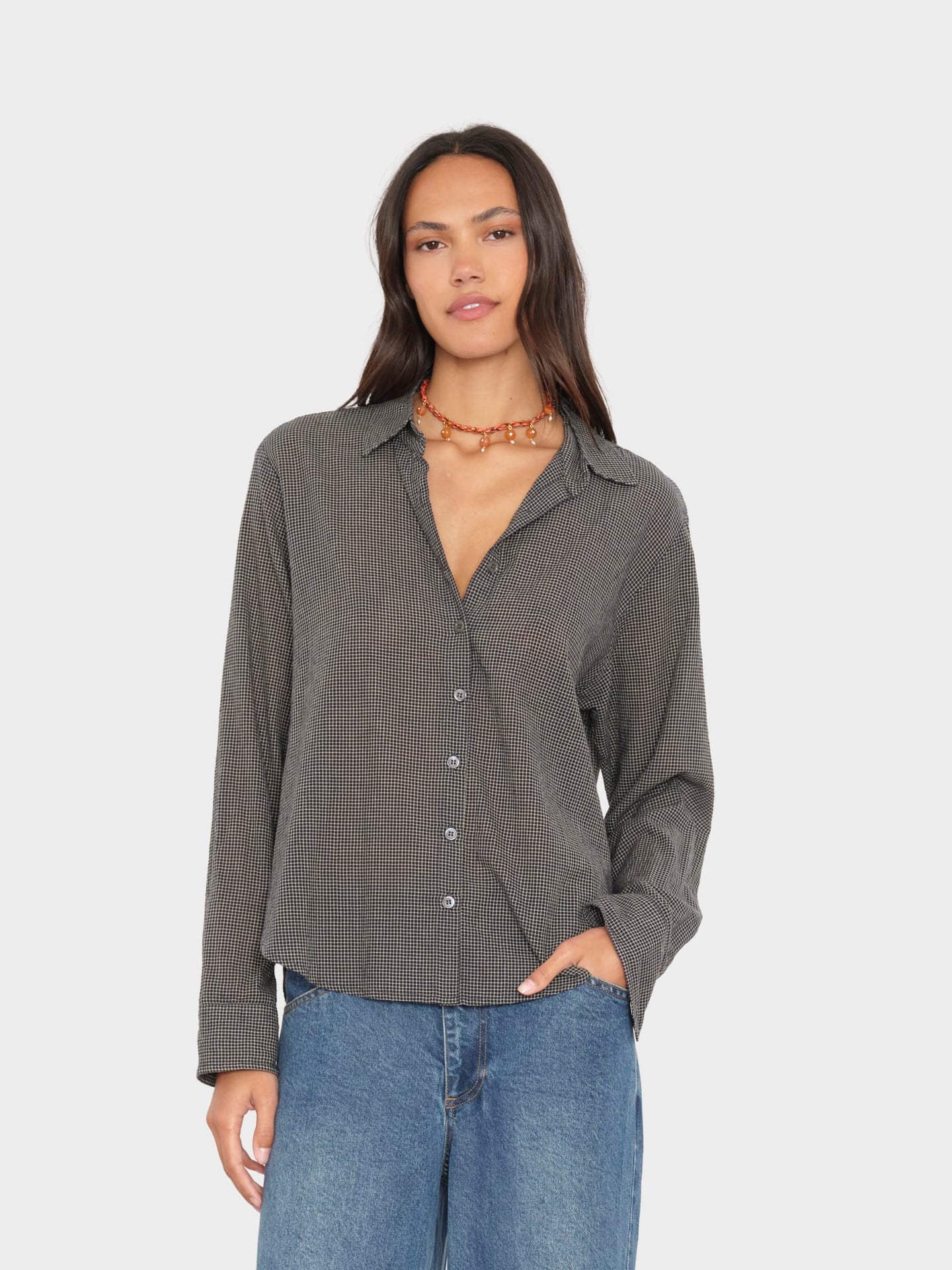 Bowie Shirt Moonlit Navy