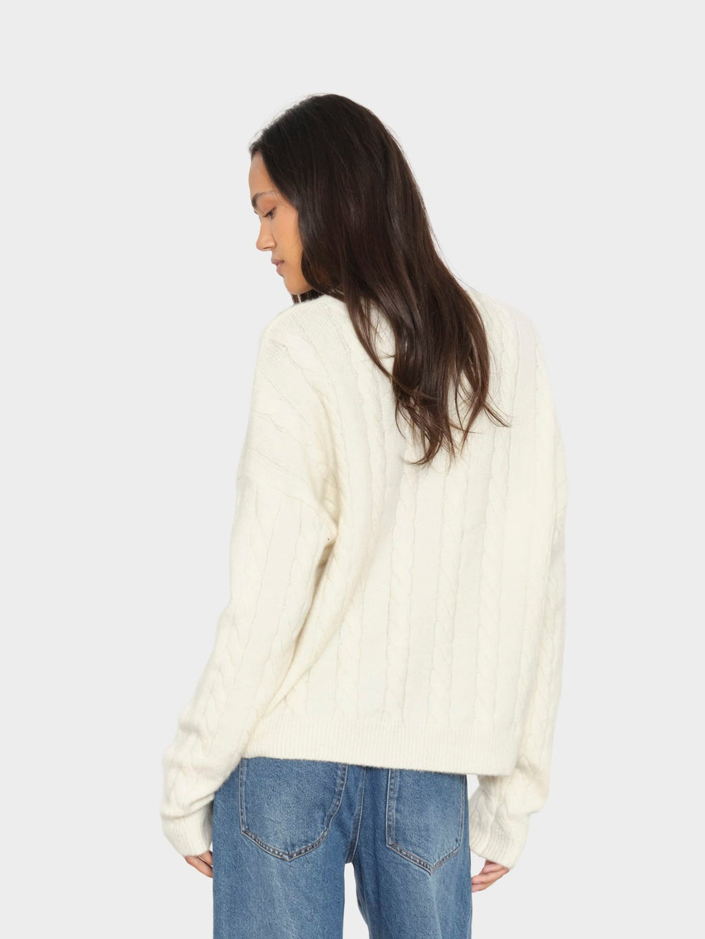 Leland Sweater Cream Feather